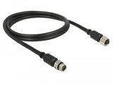 Delock M8 Sensor-   Aktorverlängerungscable 6 Pin Stecker Zu 6 Pin Buchse Wasserdicht 1 M