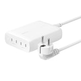 Cargador De Pared Belkin 4 Puertos Usb-C Gan 200w, Blanco