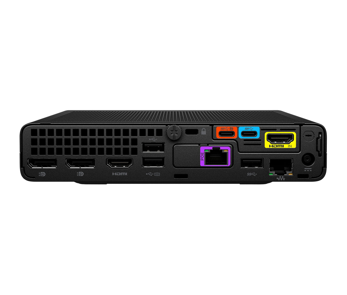 Hp Mini Ip Conference Pc Sobremesa Mini Core I7 13700t / Hasta 4.9 Ghz Vpro Ram 16 Gb Ssd 256 Gb Nvme Uhd Graphics 770 Gigabit Ethernet 2.5 Gigabit Ethernet Ieee 802.11ax (Wi-Fi 6e) Bluetooth 5.3 Win 11 Iot Enterprise Monitor: Ninguno