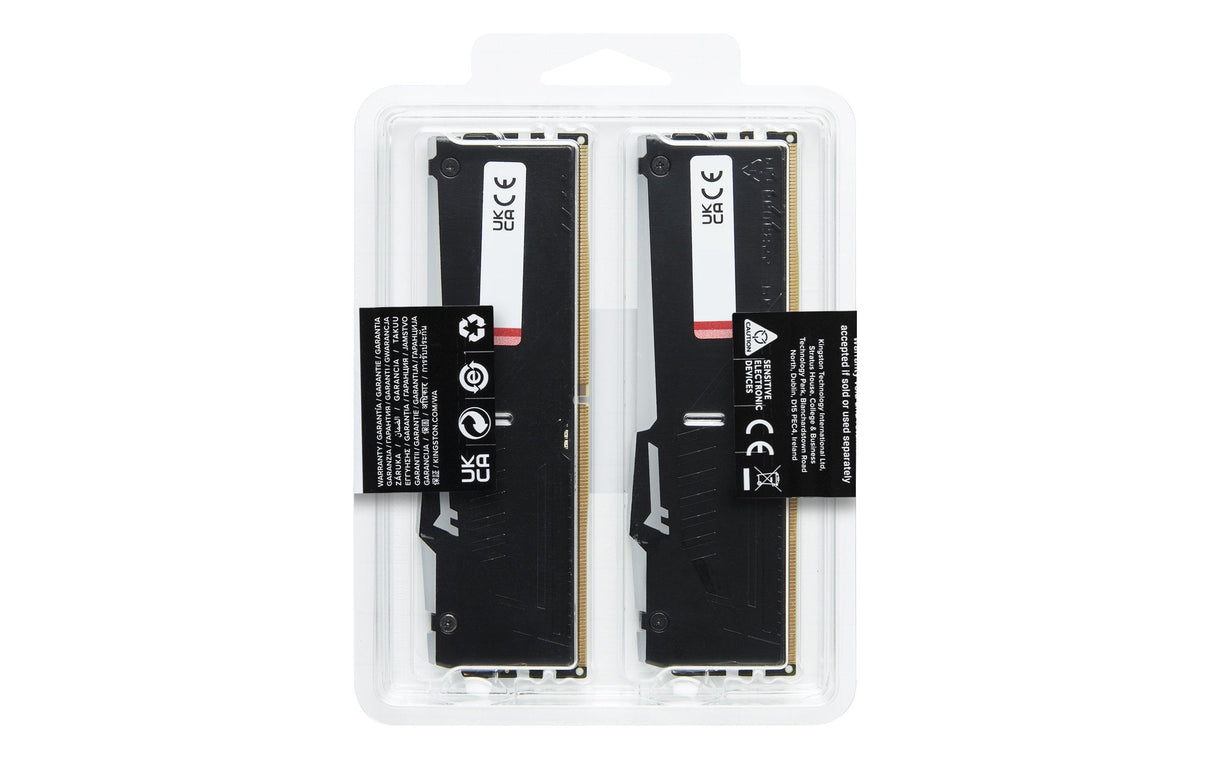 Kingston 64gb 5600mt S Ddr5 Cl40 Dimm Kit Of 2 Fury Beast Rgb