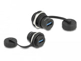 Delock Conector Usb 3.2 Gen 1 Tipo-A Integrado Con Tapa Protectora Ip67 Resistente Al Polvo Y Al Agua