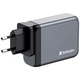 Cargador De Pared Universal Verbatim Gnc-100 3xusb Tipo-C 1xusb 100w