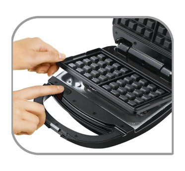 Sandwich Tefal Sw342d38 Crepera 2 Crep(S) Acero Inoxidable 3 In 1  Sw342d38