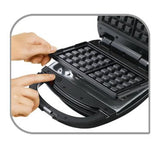Sandwich Tefal Sw342d38 Crepera 2 Crep(S) Acero Inoxidable 3 In 1  Sw342d38