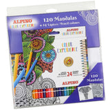 Alpino Lápices De Colores Experience + Libro Colorear Mandalas Estuche De 24+120 C/Surtidos
