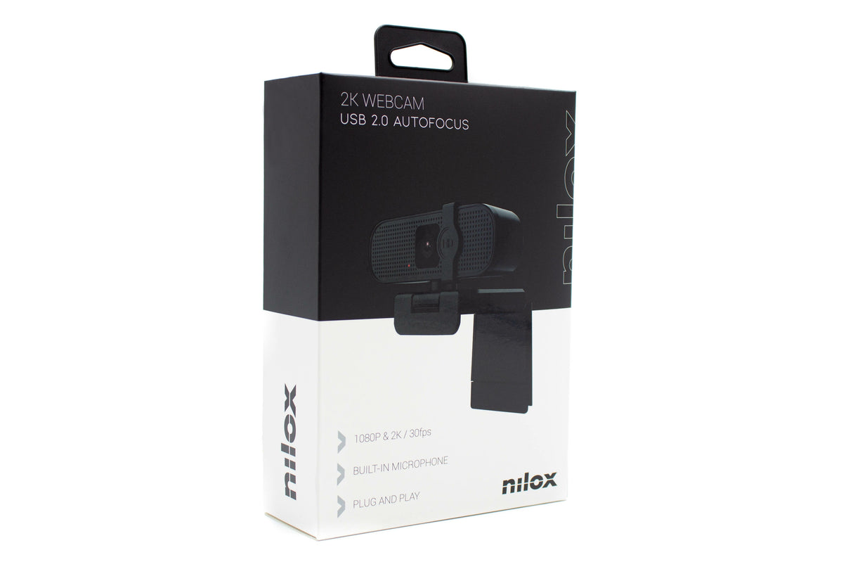 Webcam Nilox Nxwca01 Fhd 1080p Con Microfono Enfoque Automatico