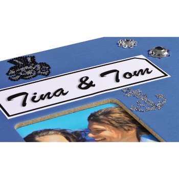 Hama Fine Art Álbum De Foto Y Protector Azul 50 Hojas 100 X 150