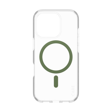 EAN 5715685004360 - PanzerGlass CARE™ by ® Urban Combat Case Transparent w. Green MagSafe iPhone 16 Pro funda para teléfono m imagen 4