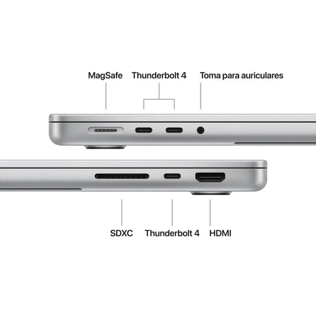 EAN 0195950491050 - Apple MacBook Pro Apple M M5 Portátil 36,1 cm (14.2") 16 GB 1 TB SSD Wi-Fi 6E (802.11ax) macOS Tahoe Plat imagen 7