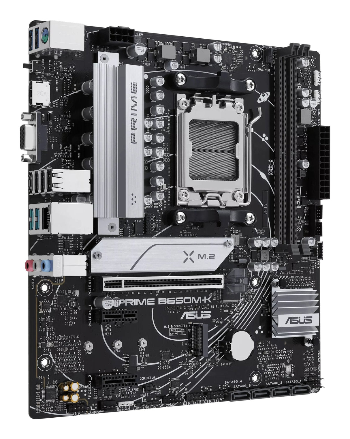 Placa Base Asus Prime B650m-K Amd,Am5,Ddr5,Matx