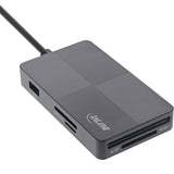 Lector De Tarjetas Inline® 8in2 Hub, Usb-C A 3xusb-A Und Sd+Tf+ Ms+ Xd +Cf