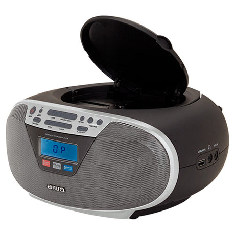 EAN 8435256898439 - Aiwa BBTU-400SL sistema estéreo portátil Analógico y digital 6 W FM Plata Reproducción MP3 imagen 3
