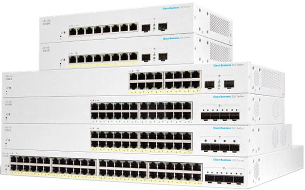 Cisco Cbs220-48p-4g-Eu Switch Gestionado L2 Gigabit Ethernet (10/100/1000) Energía Sobre Ethernet (Poe) Blanco