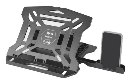 EAN 8435364319772 - iggual RPSV17A Soporte para ordenador portátil Negro 43,2 cm (17") imagen 1
