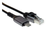 Value Usb 3.2 Gen 2 Typ C Zu Gigabit Ethernet Konvertercable, Schwarz, 1 M