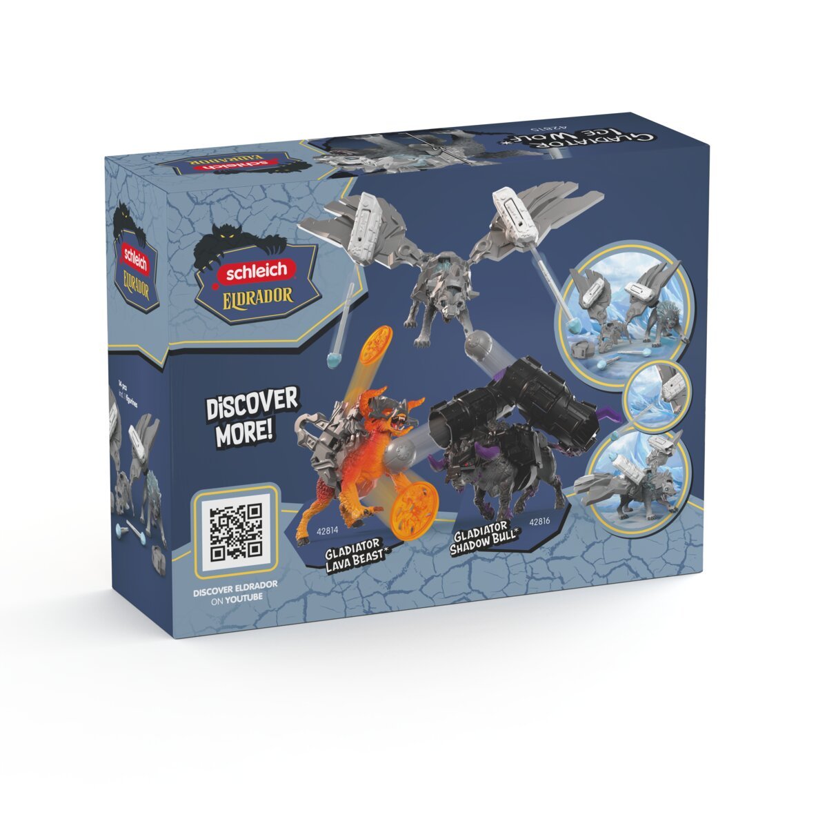 Schleich Eldrador Gladiator Eiswolf 42815