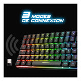 Teclado Español Semi-Mecanico Spirit Of Gamer Elite K70 Rgb Inalambrico