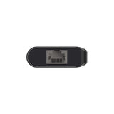 Adaptador Belkin Avc008btsgy  Multipuerto Usb-C A Ethernet, Usb-C, Usb-A, Hdmi, Sd  Color Gris