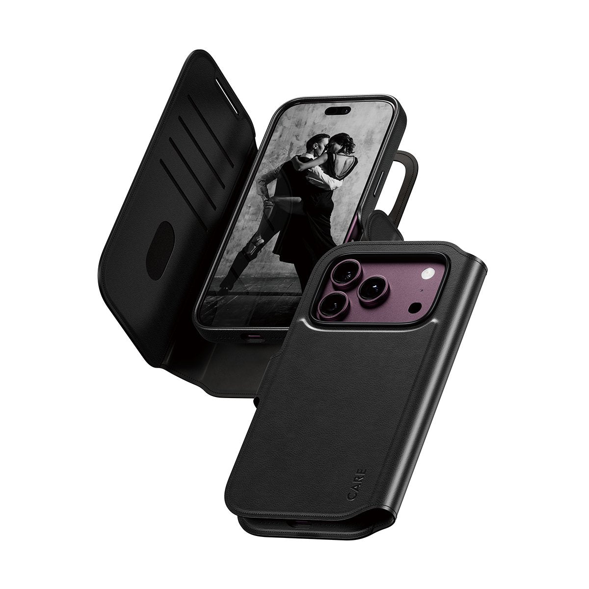 Panzerglass Care By ® Tango 2-In-1 Wallet Case Negro M. Magsafe Iphone 2026 Pro  17 Pro, Cover, Apple - Iphone 2026 Pro, Apple - Iphone 17 Pro, Transparente