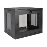 Eaton Tripp Lite   Smartrack 9u Low-Profile Switch-Depth Wall-Mount Mini Rack Enclosure Clear Acrylic Window