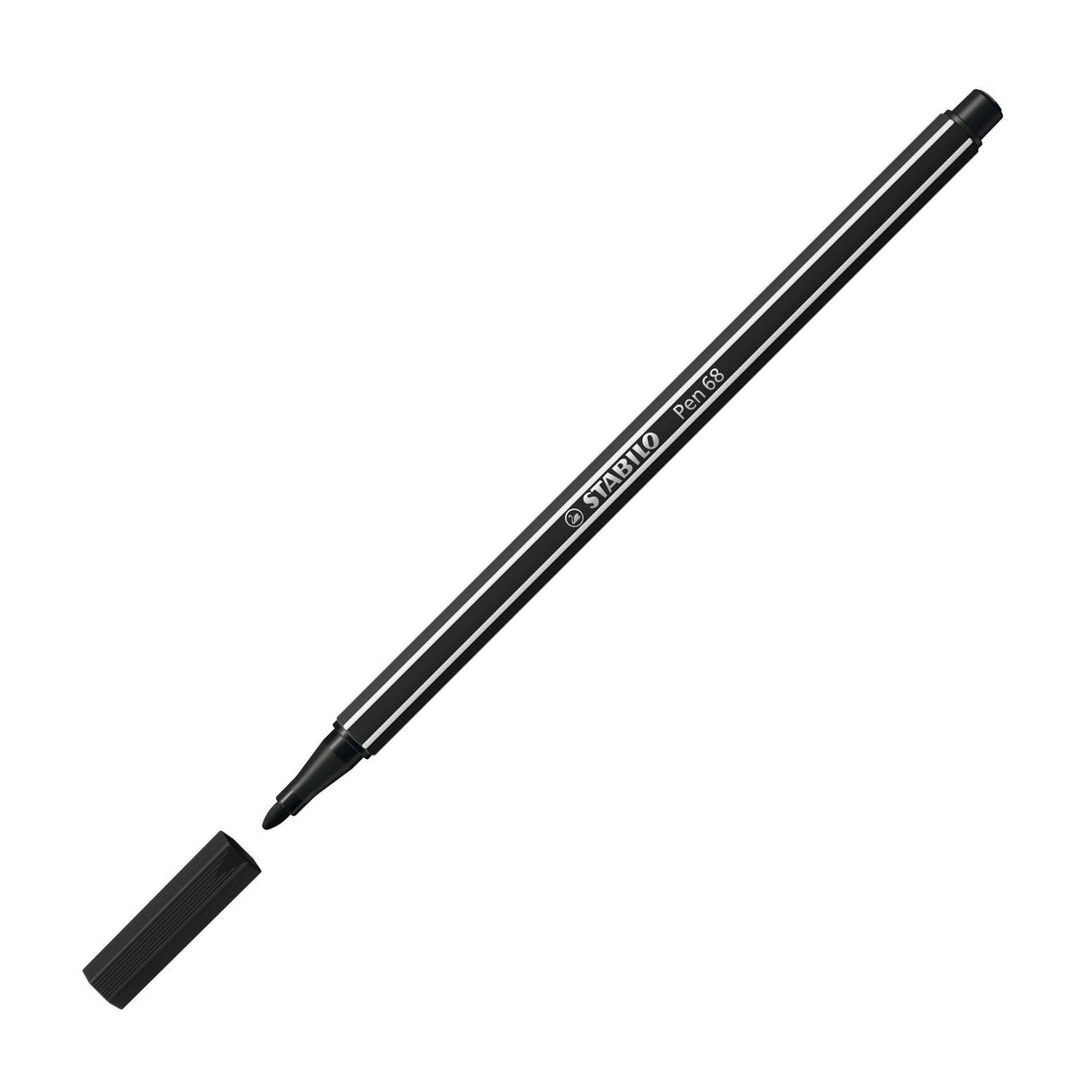Stabilo Pen 68 Rotulador Negro -10u-
