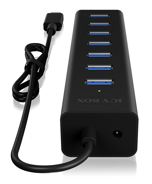 EAN 4250078165897 - ICY BOX IB-HUB1700-C3 USB 3.2 Gen 1 (3.1 Gen 1) Type-C 5000 Mbit/s Negro imagen 4