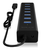 EAN 4250078165897 - ICY BOX IB-HUB1700-C3 USB 3.2 Gen 1 (3.1 Gen 1) Type-C 5000 Mbit/s Negro imagen 4