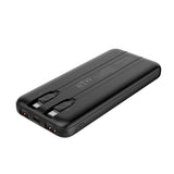 Coolbox Dp10 Powerbank 10000mah 22.5w Pd Y Qc - Usb-C Y Lightning - Pantalla Lcd - Negro