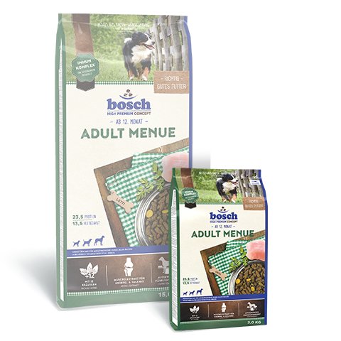 Bosch Adult Menue - Dry Dog Food - 3kg