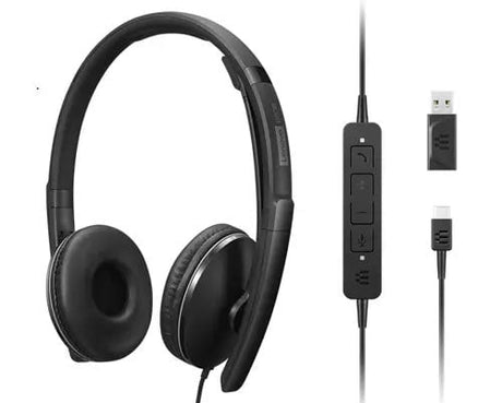 EAN 195892090441 - Lenovo 4XD1M39029 auricular y casco Auriculares Alámbrico Diadema USB Tipo C Negro imagen 1