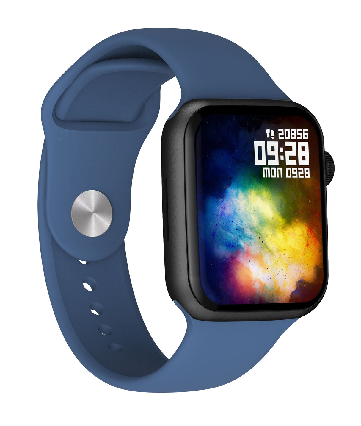 Smartwatch  Dcu Colorful 2 Negro+Azul Marino 1.91