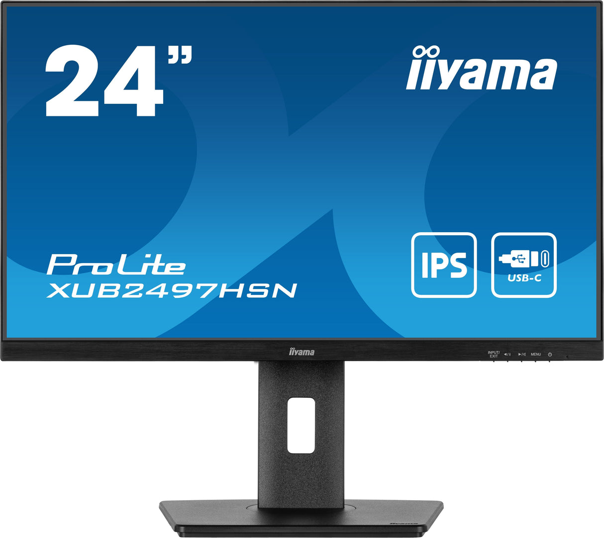 Monitor  Iiyama 60,5cm 23,8" Xub2497hsn-B2 16:9 Hdmi+Dp+Usb-C Lift