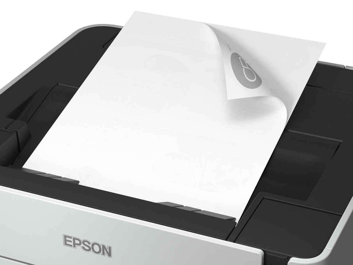 Tinta Epson Ecotank Mono M1180, A4, 1200x2400dpi, 39ppm, Usb, Ethernet, Wi-Fi, Duplex, 3 Años De Garantía Después De Reg.