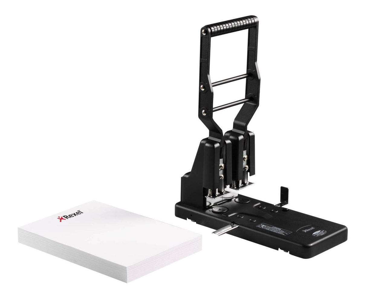 Rexel Taladro Gran Capacidad De 2 Punzones Hd2300 Hasta 300h Negro