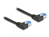 Delock 80210 Cable De Red Rj45 Cat.6a S/Ftp Acodado A La Izquierda 1 M Negro