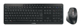 Cherry Stream Desktop Ultimate Teclado Ratón Incluido Hogar Oficina Usb + Rf Wireless + Bluetooth Qwertz Alemán Negro
