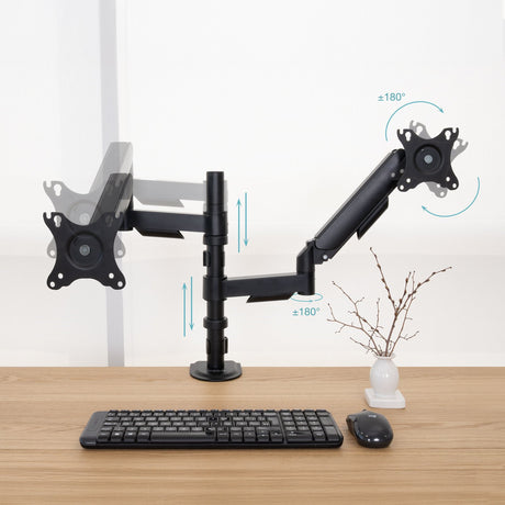 EAN 8433281016477 - TooQ DB1533TNR-B soporte para monitor 81,3 cm (32") Escritorio Negro imagen 3