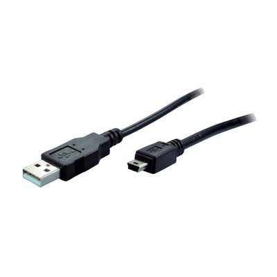 S-Conn Usb A/B 2m Cable Usb 2.0 Mini-Usb B Negro