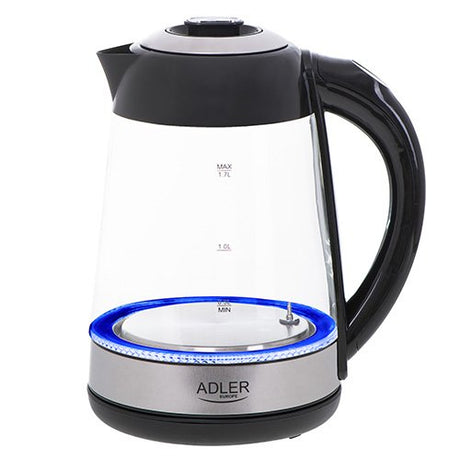 EAN 5903887804592 - Adler AD 1285 tetera eléctrica 1,7 L 2200 W Negro, Acero, Transparente imagen 2