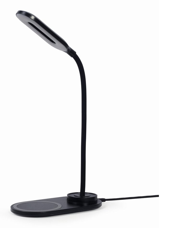 Lampara De Escritorio Con Cargador Inalámbrico Negro Ta-Wpc10-Led-01