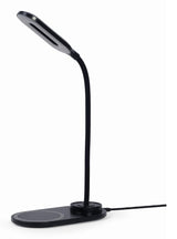 Lampara De Escritorio Con Cargador Inalámbrico Negro Ta-Wpc10-Led-01