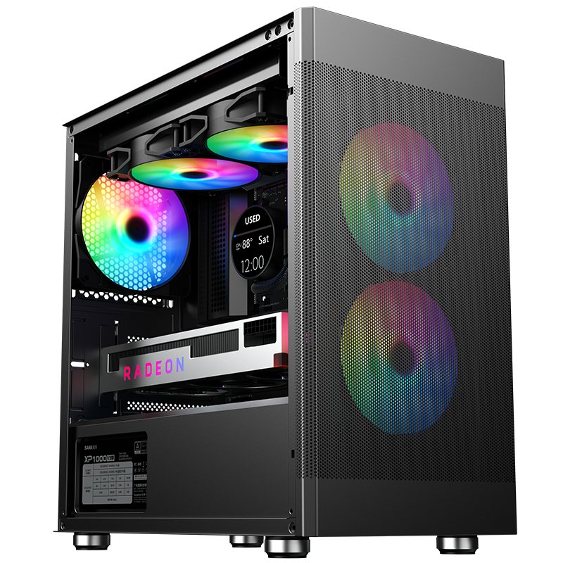 Caja Pc Itek Promesh 35b Mini Tower Negro Itgcapm35b