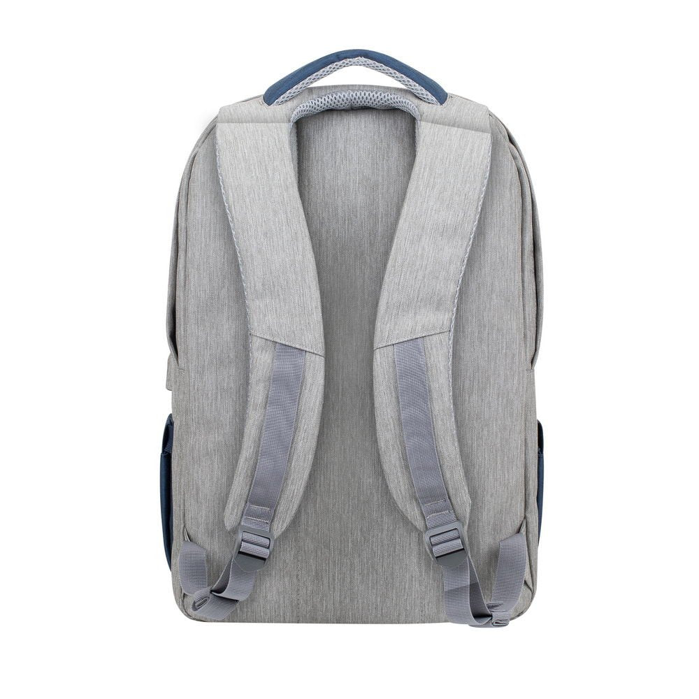 Mochila Riva Nb Prater 17.3" 7567 Gris/Azul Oscuro