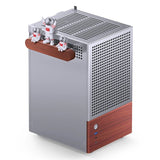 Jonsbo T6 Pc Carcasa, Mini-Tower, Mini-Itx, Tempered Glass, Madera - Plateado