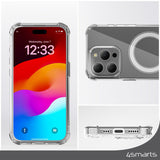 Funda 4smarts Ibiza Para Iphone 15 (6.1") Carcasa Rígida Transparente