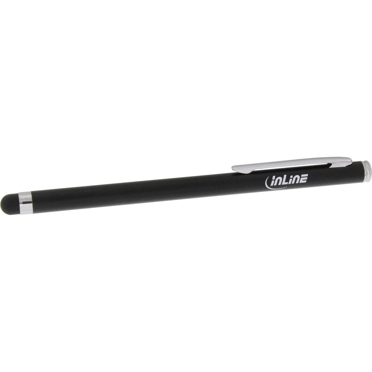 Inline Stylus Pen Para Pantallas Táctiles Como Smartphone + Tablet Negro