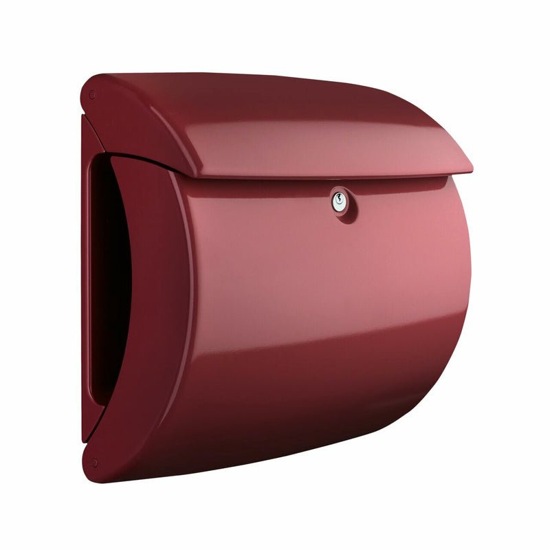 Burg-Wächter Piano 886 Merlot Briefkasten Plástico Rojo