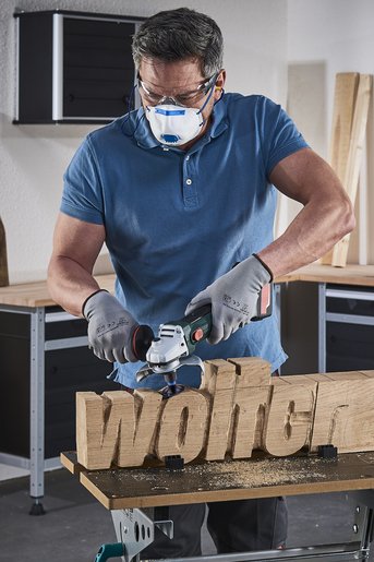 Juego De Lijar Para Amoladora Angular 4 Piezas 5607000 Wolfcraft