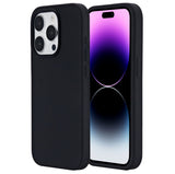 Infinite Rome Iphone 15 Pro - Silicone Case For Magsafe - Charging Black 100% Recycled Silicone