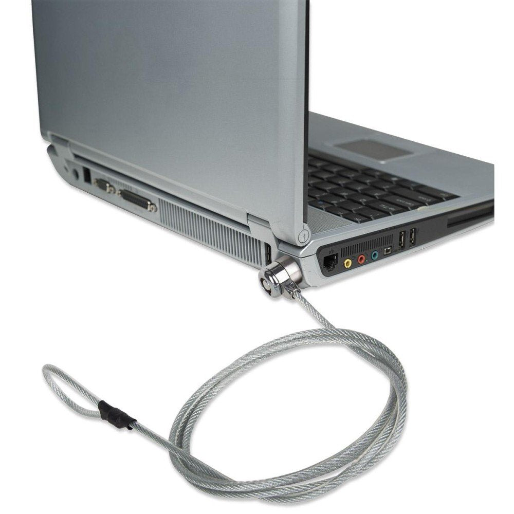 Techly 106060 Portátil Security Cable Lock With Key 1.4m Steel Silver